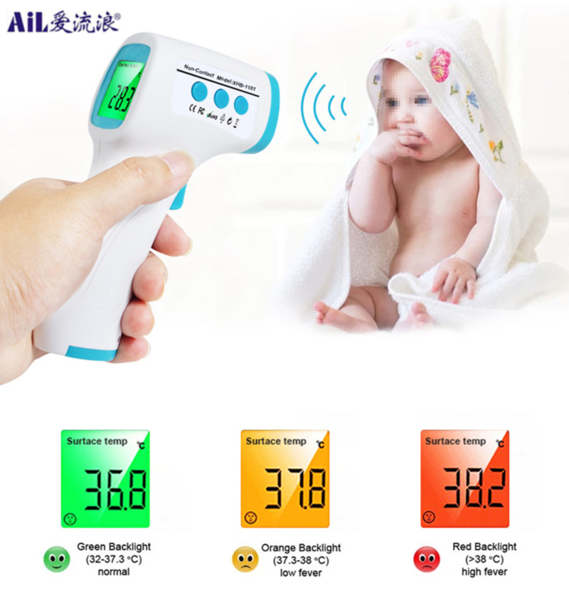 Wholesale CE Approved Forehead Thermometer Infrared for Adult and Children Infrared Body Thermometer