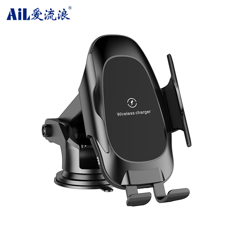 X345 10w convenient quick charging car mount wireless phone charger mobile phone stand
