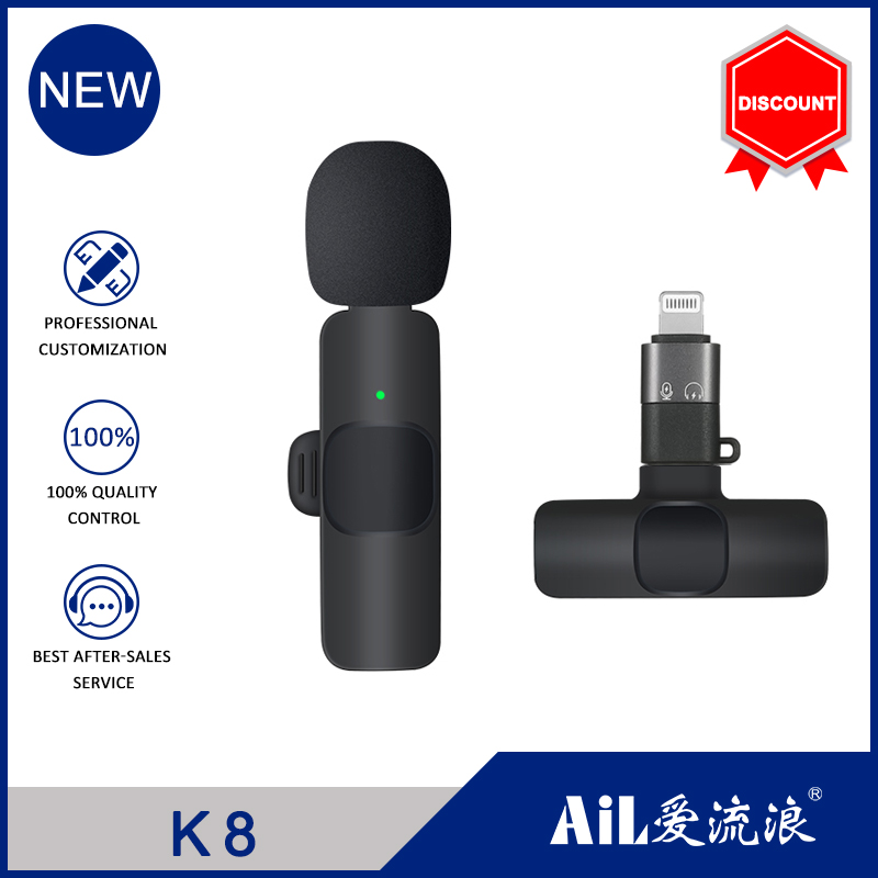 K8  hotsell wireless microphone