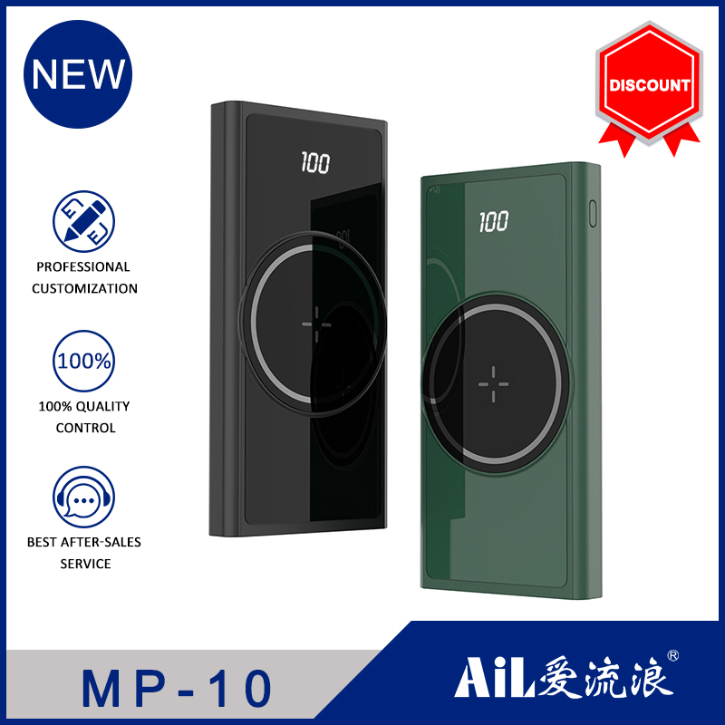 MP10  Wireless Magnet Power Bank 10000mAh 