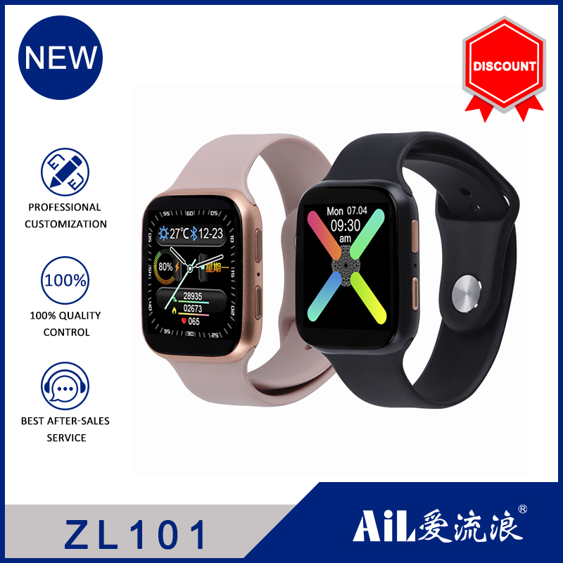 zl101  Music Control Multiple Dials Heart Rate Fitness Smartwatch 