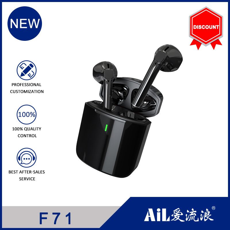 Wireless earphone real ANC enc noise cancelling J71 sport headphone Gaming earbuds headphone